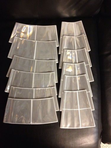 Orafol Reflexite Slip On Reflective Cone Collars Lot Of 12 Six 4&#034; Six 6&#034;