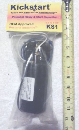 KIckstart Part No. KS1 3.5-5 HP Relay Start Capacitor tool HVAC OEM Hard Starter