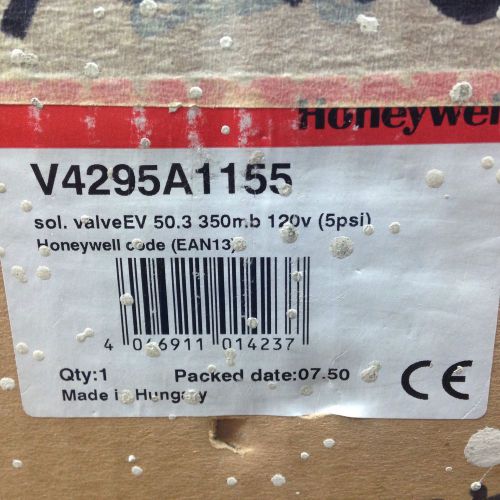 Honeywell v4295a1155 2&#034; solenoid gas valve for sale