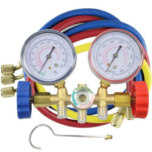 Air refrigeration tool manifold gauges set a/c tester service diagnostic tools for sale