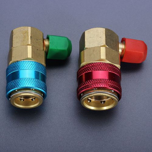 Ac r134a qc-15 quick couplers connectors adapters conversion auto car high &amp; low for sale