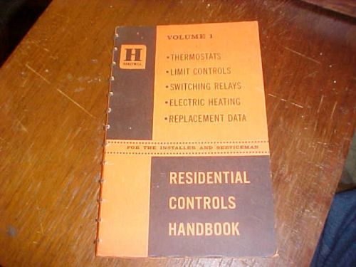 1956 Honeywell Residential Controls Handbook Vol 1 Thermostats &amp; Limit controls