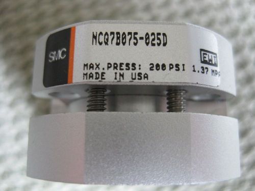 SMC Pneumatic Cylinder Actuator NCQ7B075-025D 