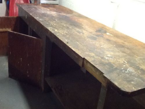Vintage butcher block workbench for sale