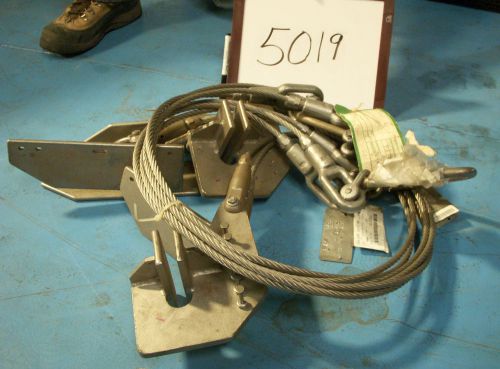 Sling/Steel Cables &amp; Brackets (set of 3 cables) - Part #: 12A0384-1