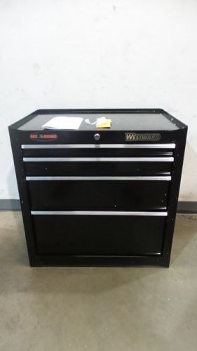 Westward 4 drawer 600 lbs wood surface rolling cabinet for sale