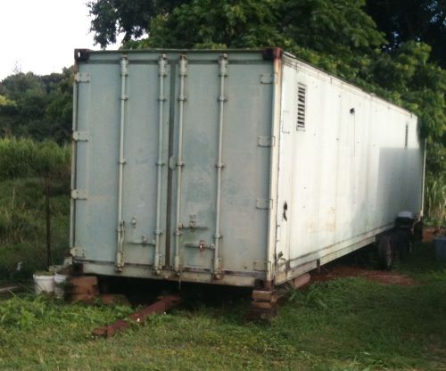 40&#039; insulted refrigerator container on &#034;boat style&#034; trailer in kauai hawaii lpu for sale