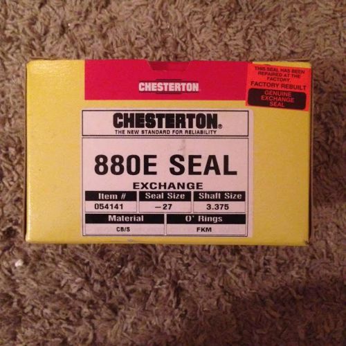 CHESTERTON 880E SEAL 054141 SEAL -27 SHAFT - 3.375 CB/S ***RFB***