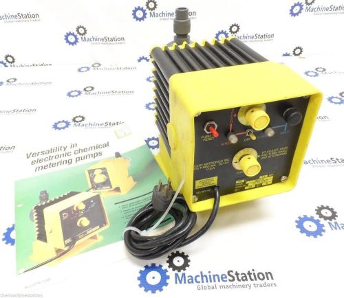Nice! lmi milton roy chemical metering pump 50 psi model b531-72 for sale