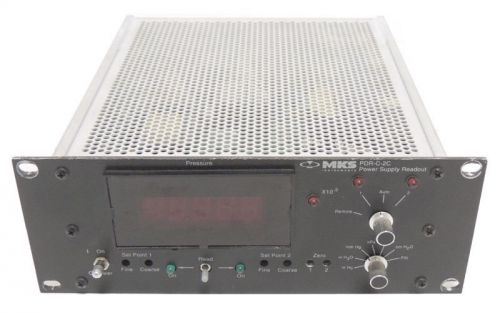 MKS PDR-C-2C Baratron Vacuum Pressure Digital Readout Power Supply / Warranty