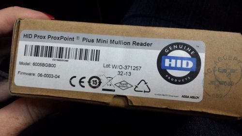 Hid proxpoint plus 6005bgb00 prox mini mullion card reader for sale