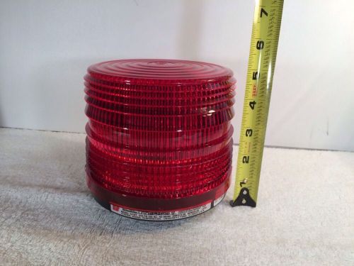 Red Federal Signal Warning Light Model 141St-120R