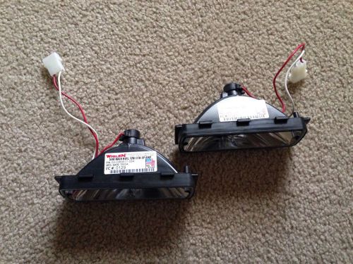 Whelen 500 Series Halogen Lights Pair Used Tested