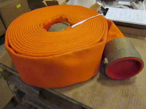 50 ft. ACE 4&#034; FIRE HOSE + BRASS FITTING ~NEW~