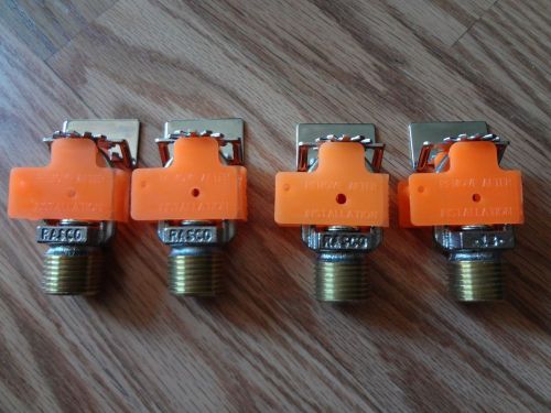 NEW LOT FOR 4 RASCO RELIABLE F1FR56 Automatic Sprinkler Heads Chrome FREE SHIPP