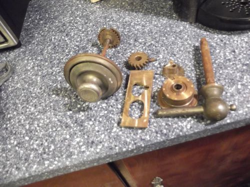 Antique  Mosler Safe Company Parts Spinning Combo Lock Dial Cylinder
