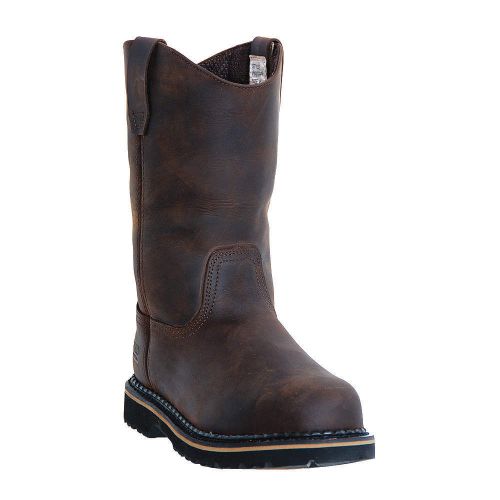 Wellington boots, pln, mens, 9-1/2w, brn, 1pr mr85144 9.5 wide for sale