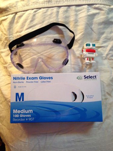 Lab goggles and gloves for sale