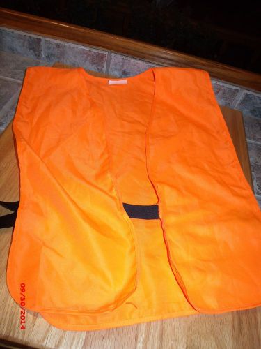 Orange ,safety  vest,one size for sale