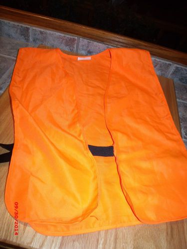 ORANGE ,SAFETY  VEST,ONE SIZE