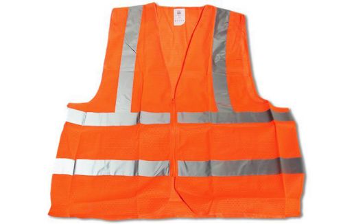Safety Vest Orange Fluorescent (XXX Large)