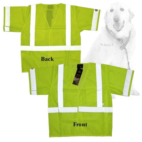 Mike Rowe High Visibility Safety Mesh Vest For Outdoor Work/Activities Men Large