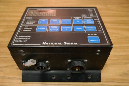 National Signal Model 100 Arrow Panel Controller - 12V