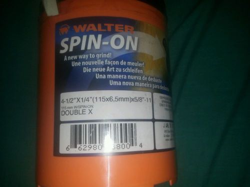 4 1/2  x 1/4 walter double-x grinding wheel no reserve! ! for sale