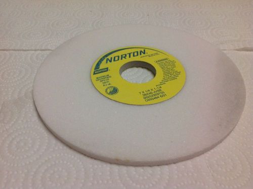Norton grinding wheel, 38a46-jvbe, 7 x 1/4 x 1-1/4 max. oper. speed 3600 for sale