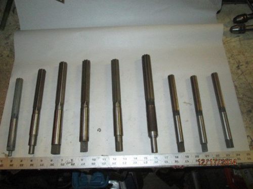 MACHINIST LATHE MILL Lot of Large Machinist Reamers Expanding ?