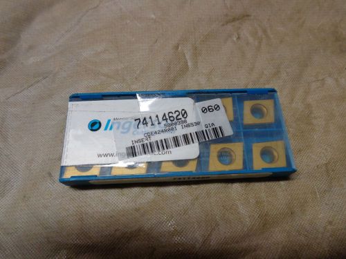 10 NEW INGERSOL CARBIDE INSERTS CDE 424R001 6530