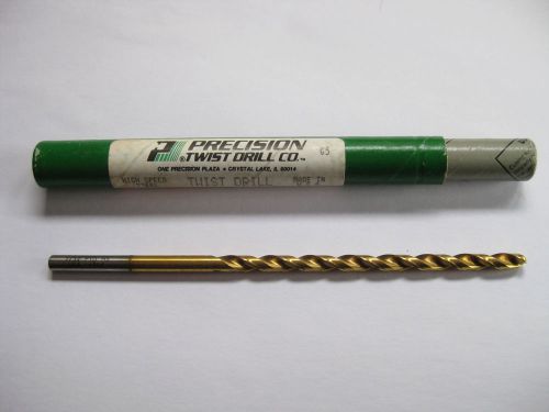 New PTD 7/32 Taper Length Drill Bit Coolant Tin Precision Twist Drill Co
