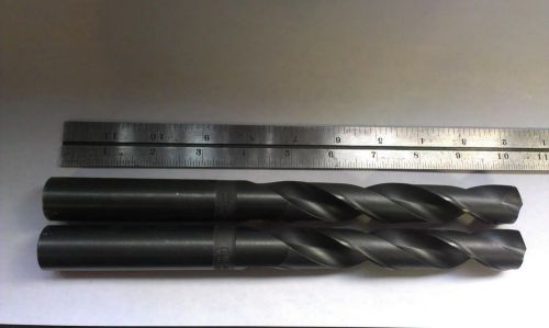 Machinist tool tools Two only  29/32&#034; Taper Length HSS Drills Cleveland New USA