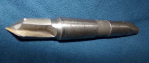 LARGE MACHINIST 3/4 TAPERED SHANK HIGH SPEED DRILL BIT B &amp; S NO. 7 NATIONAL 5&#034;
