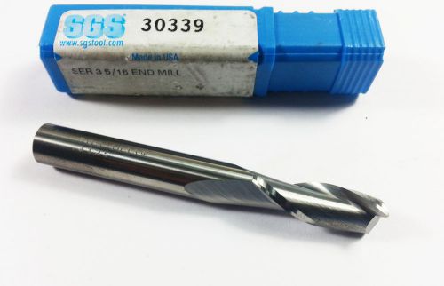 5/16&#034; SGS Solid Carbide 2 Flute End Mill 30339 (M287)