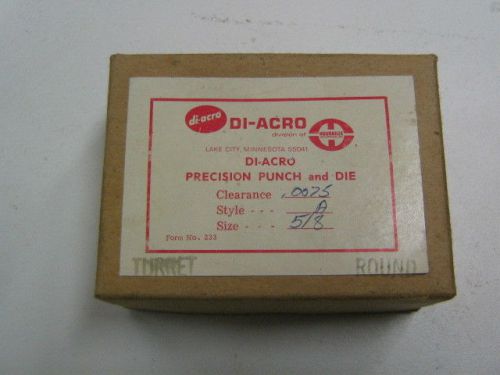 DI-ACRO PUNCH AND DIE 5/8 ROUND