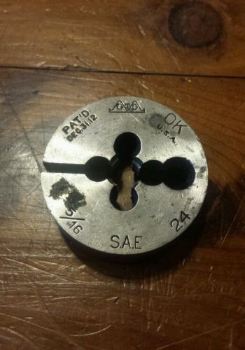 threading die 5/16 S.A.E 24 By GTD. Adjustable