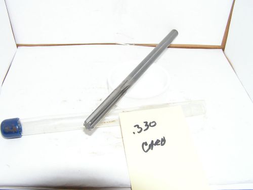 Machinist Tool:  1 -  21/64  Solid Carbide Reamer - 6 Fluted, 6 &#034; long.
