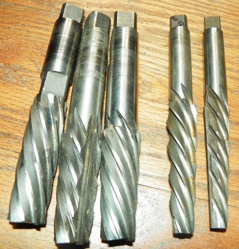 2-Gammons 3- unmarked Spiral TAPERED  Helical Reamers