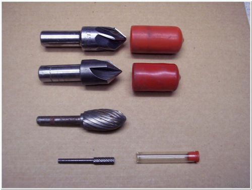 Lot of 4~Countersink, Deburring Cutting/Porting Tools 3/4in. to 3/16in. Grobet,