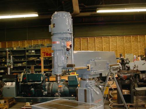 Great running johansson toolroom radial drill 4 mt spindle video inside for sale