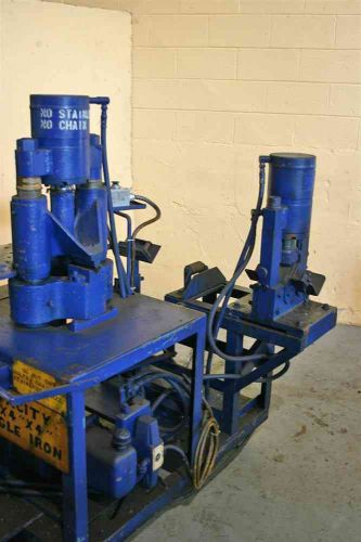 18 ton whitney combination notcher &amp; angle shear for sale