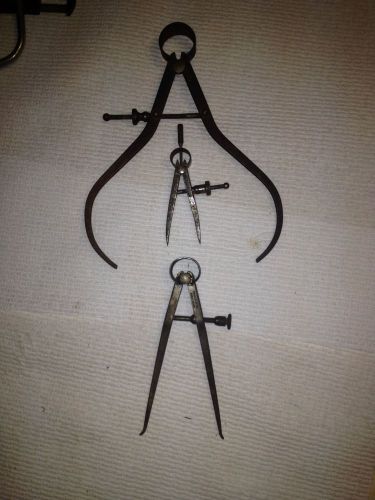 STET OF FOUR vintage calipers Sawer ,L.S.S.,