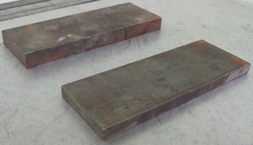 Pair of precision machinist blocks. 8x3x3/4&#034; and 8x3x1/2&#034; for sale