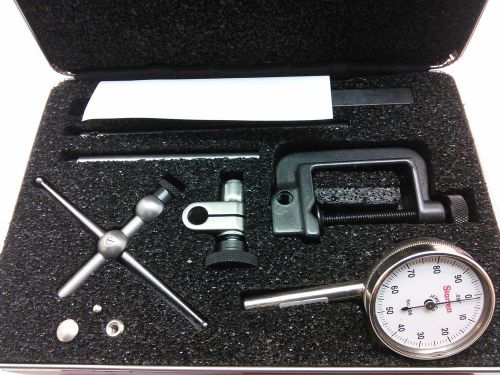 Starrett 196A1Z Universal Dial Indicator, Back Plunger, White Dial, DI016