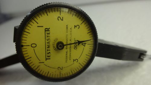 FEDERAL TESTMASTER DIAL INDICATOR MACHINIST TOOL INSPECTION (VE - CD)