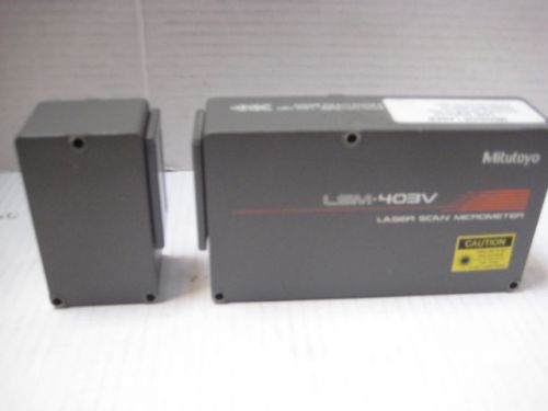 Clean mituoyo lsm 403v laser scan micrometer code 544-921 for sale
