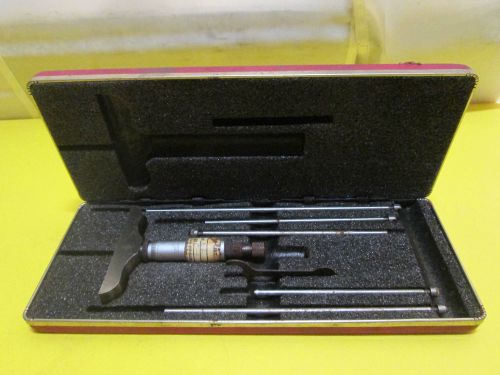 Starrett precision depth micrometer model no. 445 for sale
