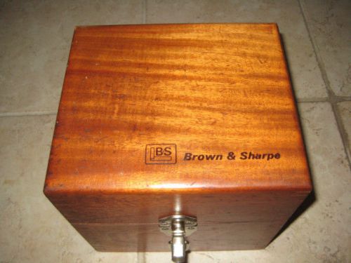 Vintage Brown &amp; Sharpe Dovetail Tool Box Empty COOL
