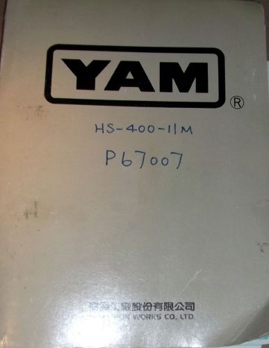 YAM Yang Iron Works HSMC 400  with Fanuc 11M  Electrical Drawings Manual